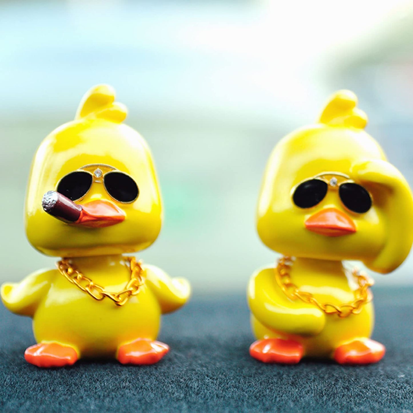 Cute Yellow Duck Car Ornaments Funny Duck Car Toy - CarsBling - Best Car Gifts & Accessories