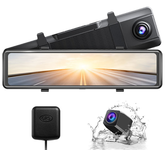 Mirror Dash Cam with Voice Control - CarsBling - Best Car Gifts & Accessories