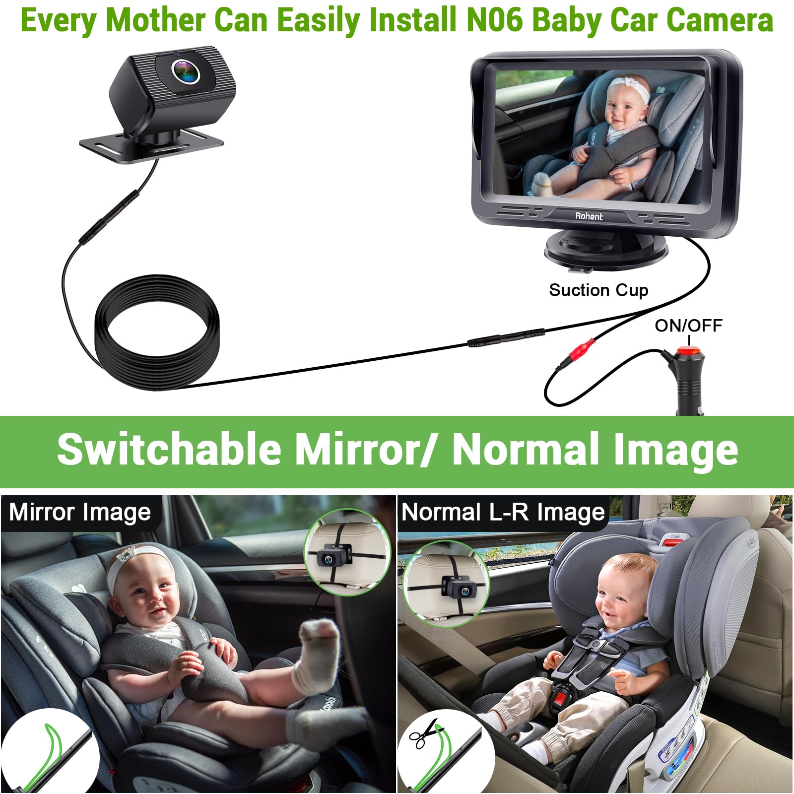Baby Car Camera with Night Vision - CarsBling - Best Car Gifts & Accessories