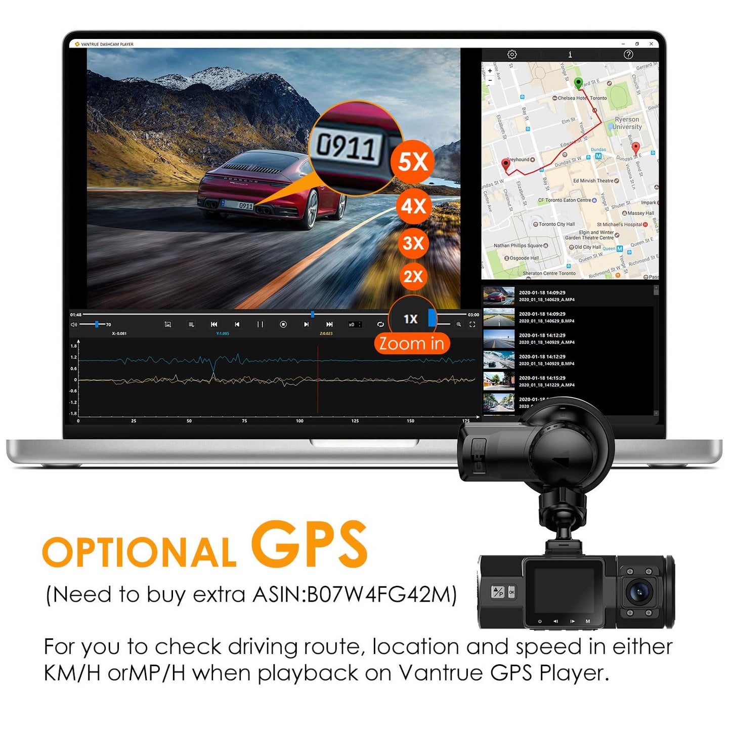 Vantrue N2 Pro Uber Dual Dash Cam Infrared Night Vision - CarsBling - Best Car Gifts & Accessories