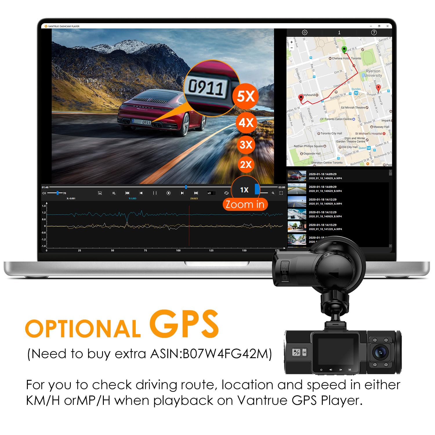 Vantrue N2 Pro Uber Dual Dash Cam Infrared Night Vision - CarsBling - Best Car Gifts & Accessories