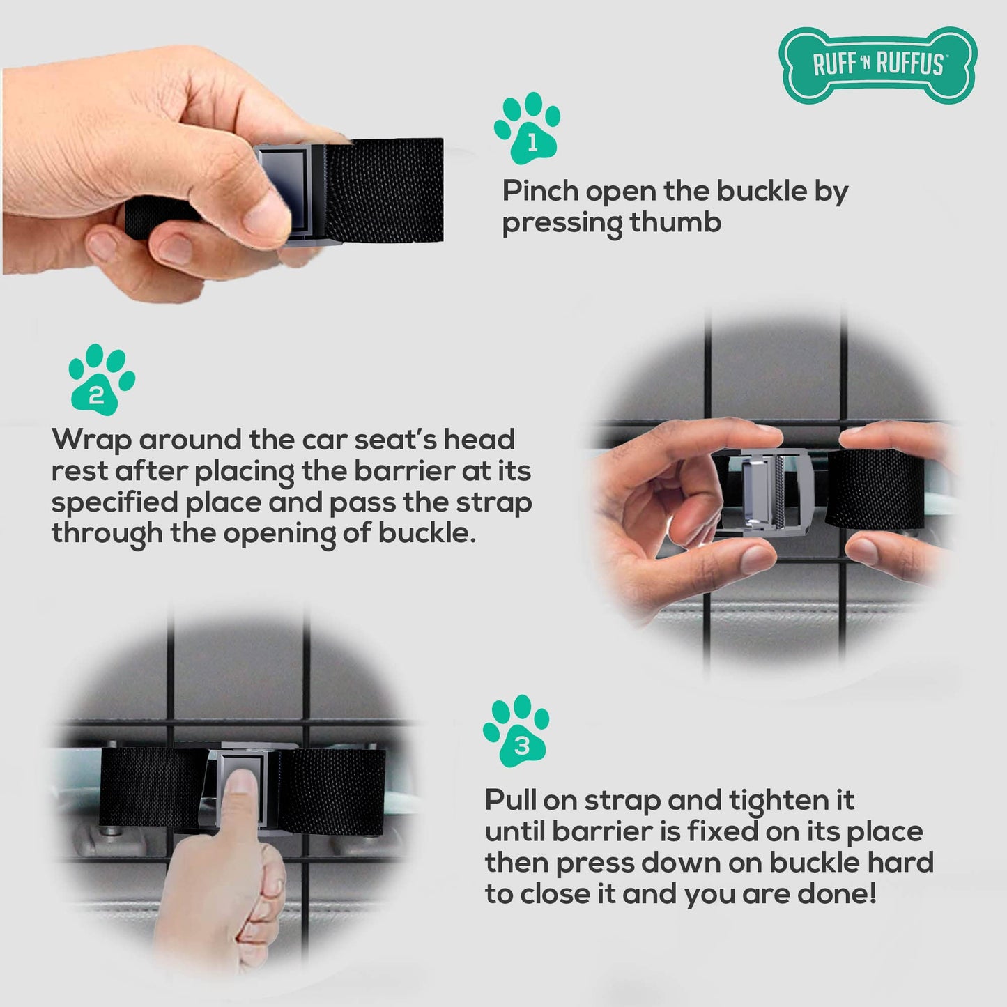 Heavy-Duty Foldable & Adjustable Dog Car Barrier - CarsBling - Best Car Gifts & Accessories