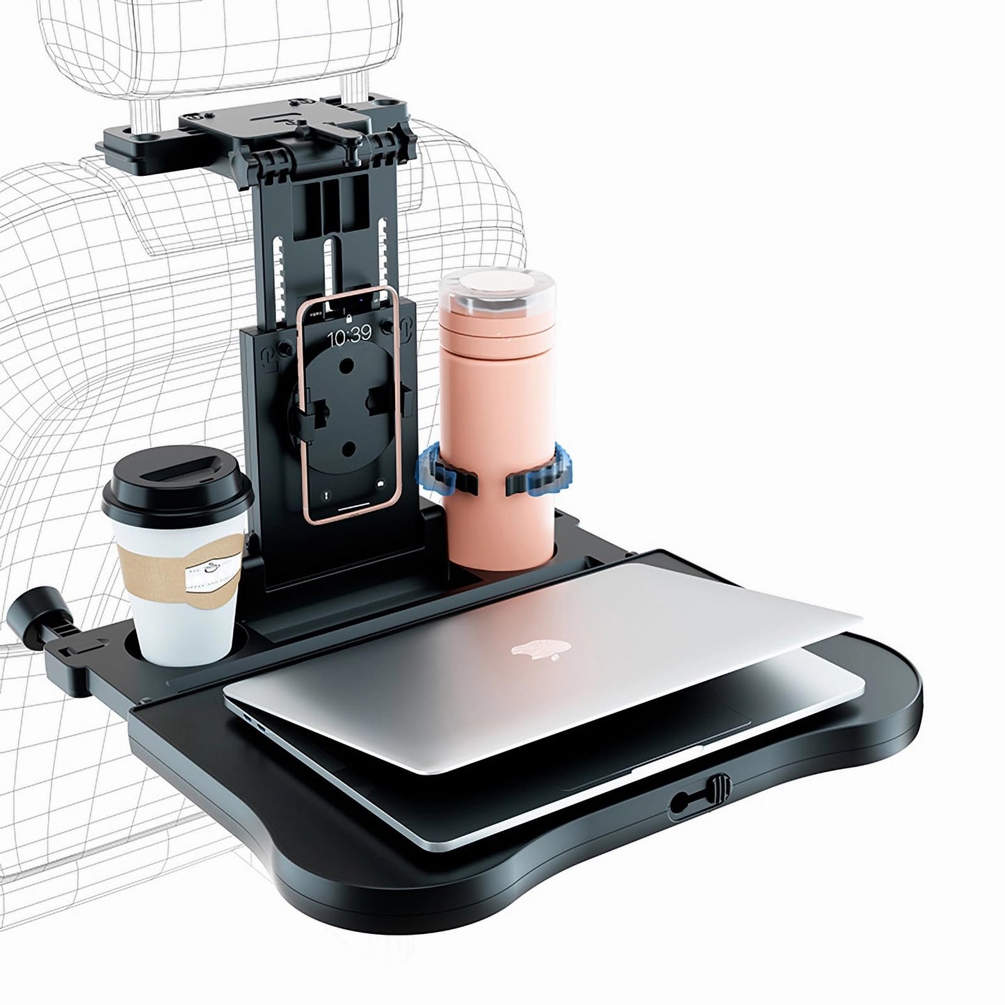 VRBFF Car Backseat Tray Table: Convenient Multifunctional Travel Companion - CarsBling - Best Car Gifts & Accessories