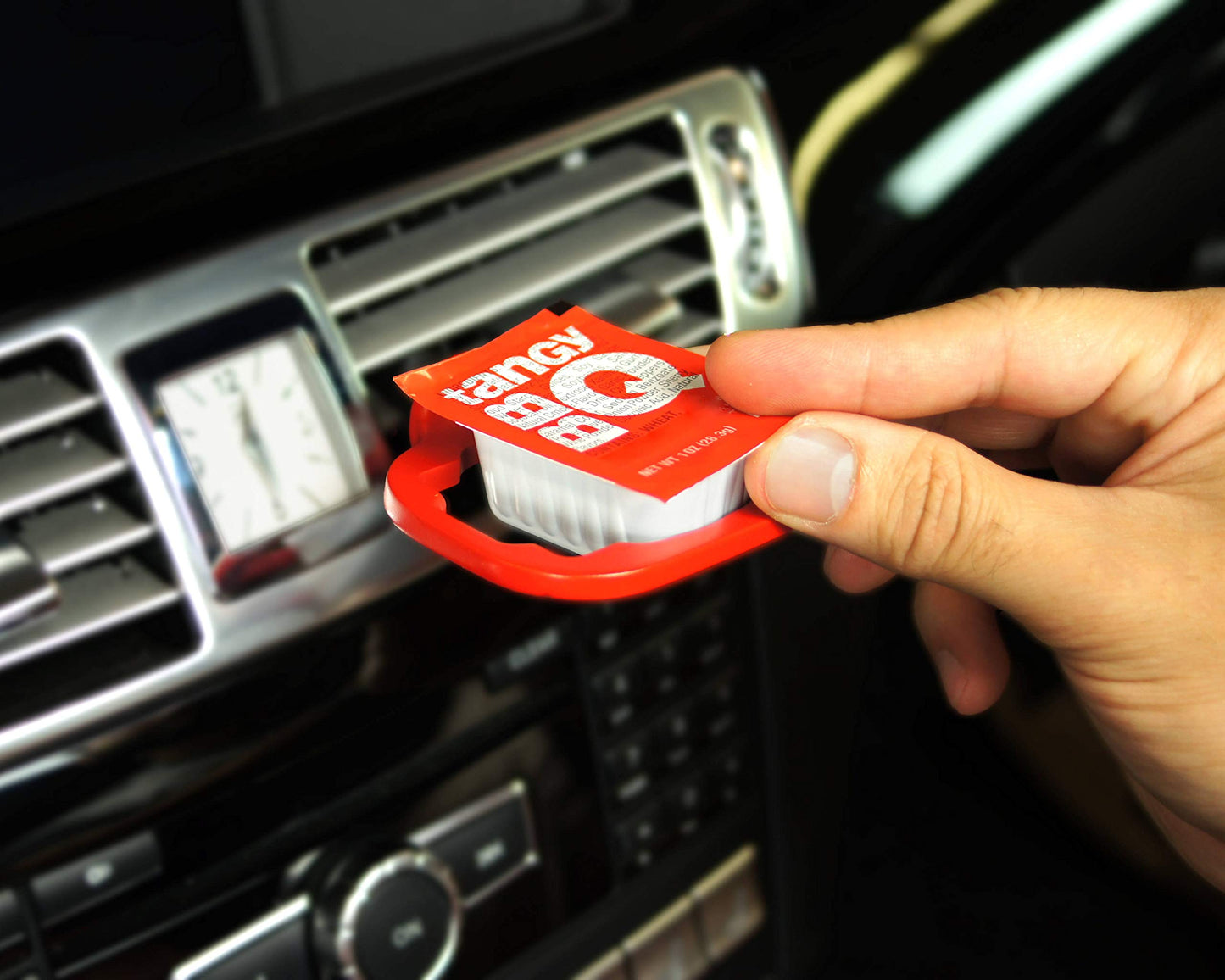 An in-car sauce holder for ketchup and dipping sauces - CarsBling - Best Car Gifts & Accessories