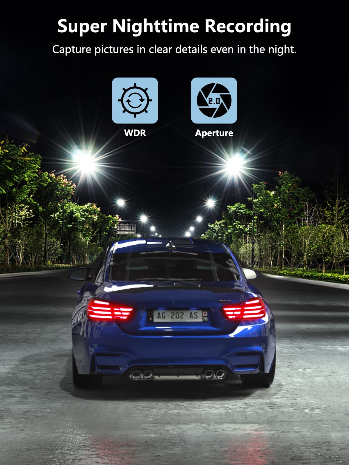 Front and Rear Mini Dash Cam 1080P Full HD with 32GB SD Card - CarsBling - Best Car Gifts & Accessories