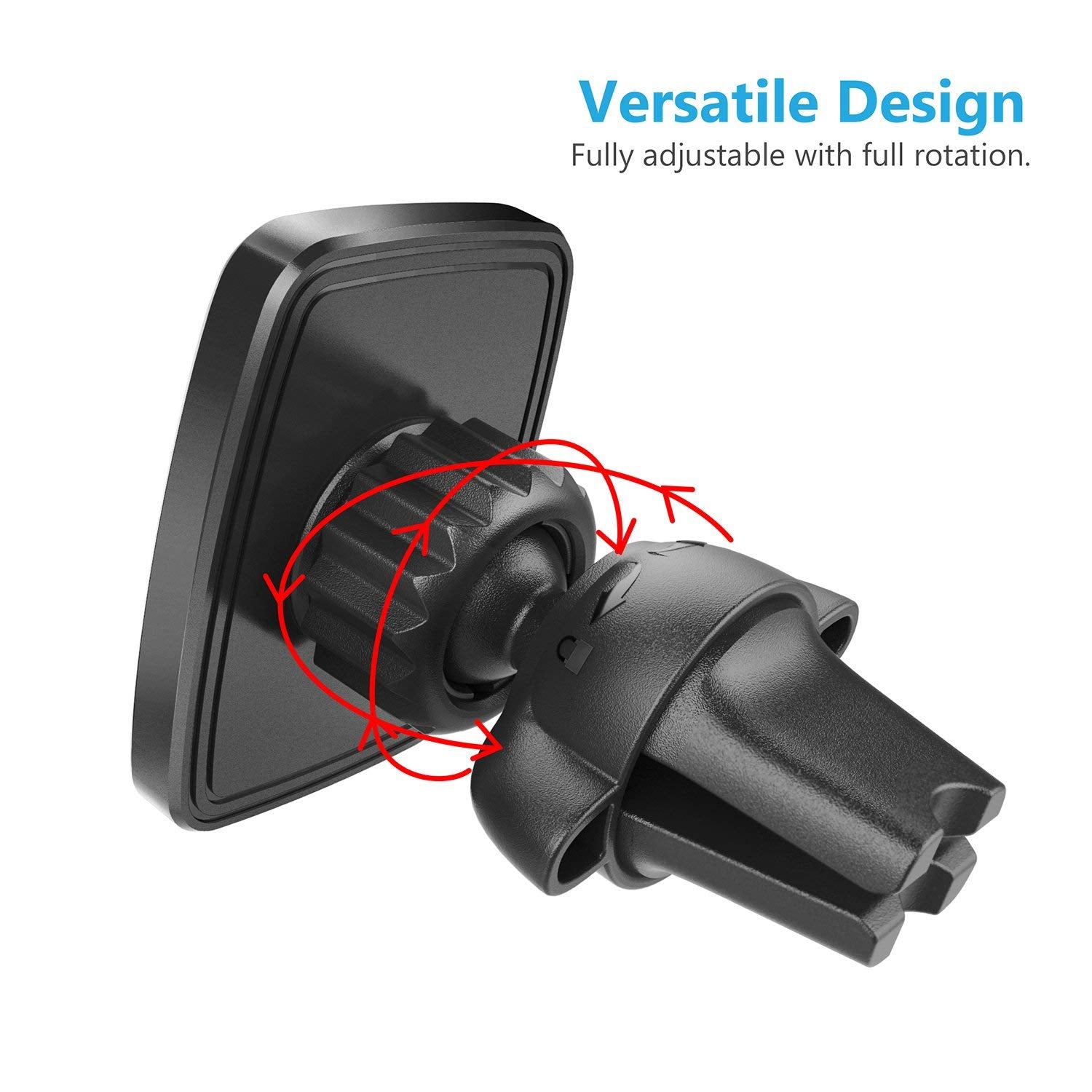 WixGear Magnetic Phone Car Mount: Secure Holder for Easy Phone Access While Driving - CarsBling - Best Car Gifts & Accessories