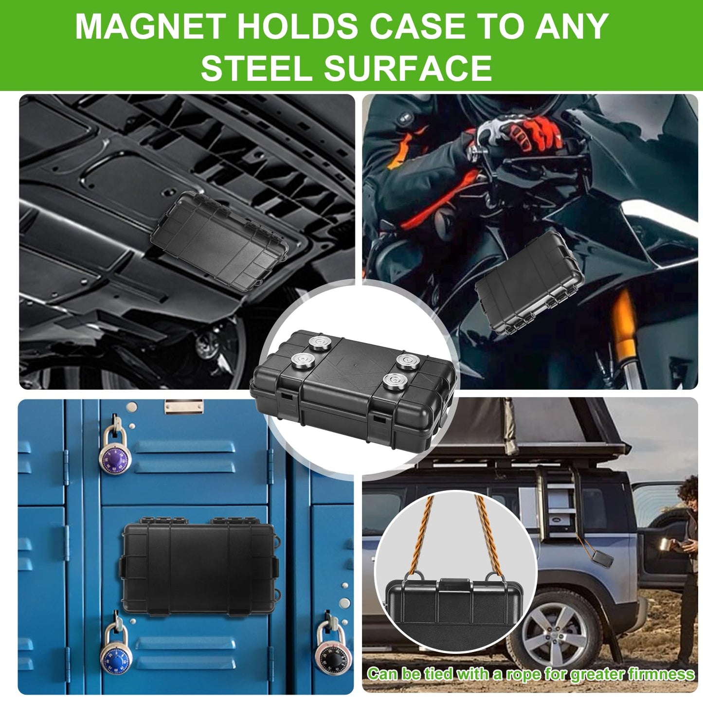 Black Magnetic Key Holder Under Car - CarsBling - Best Car Gifts & Accessories