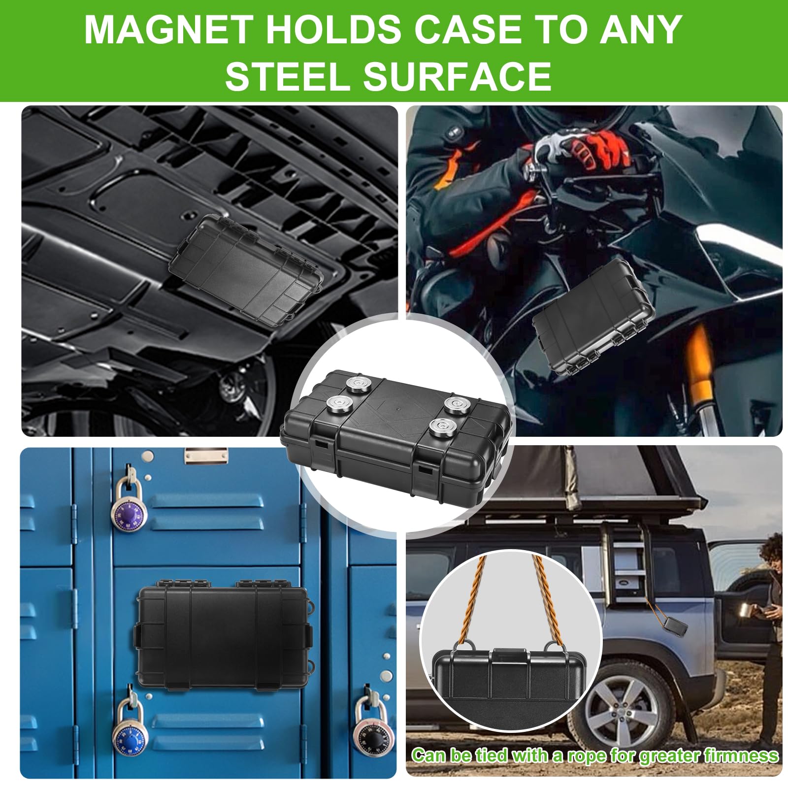 Black Magnetic Key Holder Under Car - CarsBling - Best Car Gifts & Accessories
