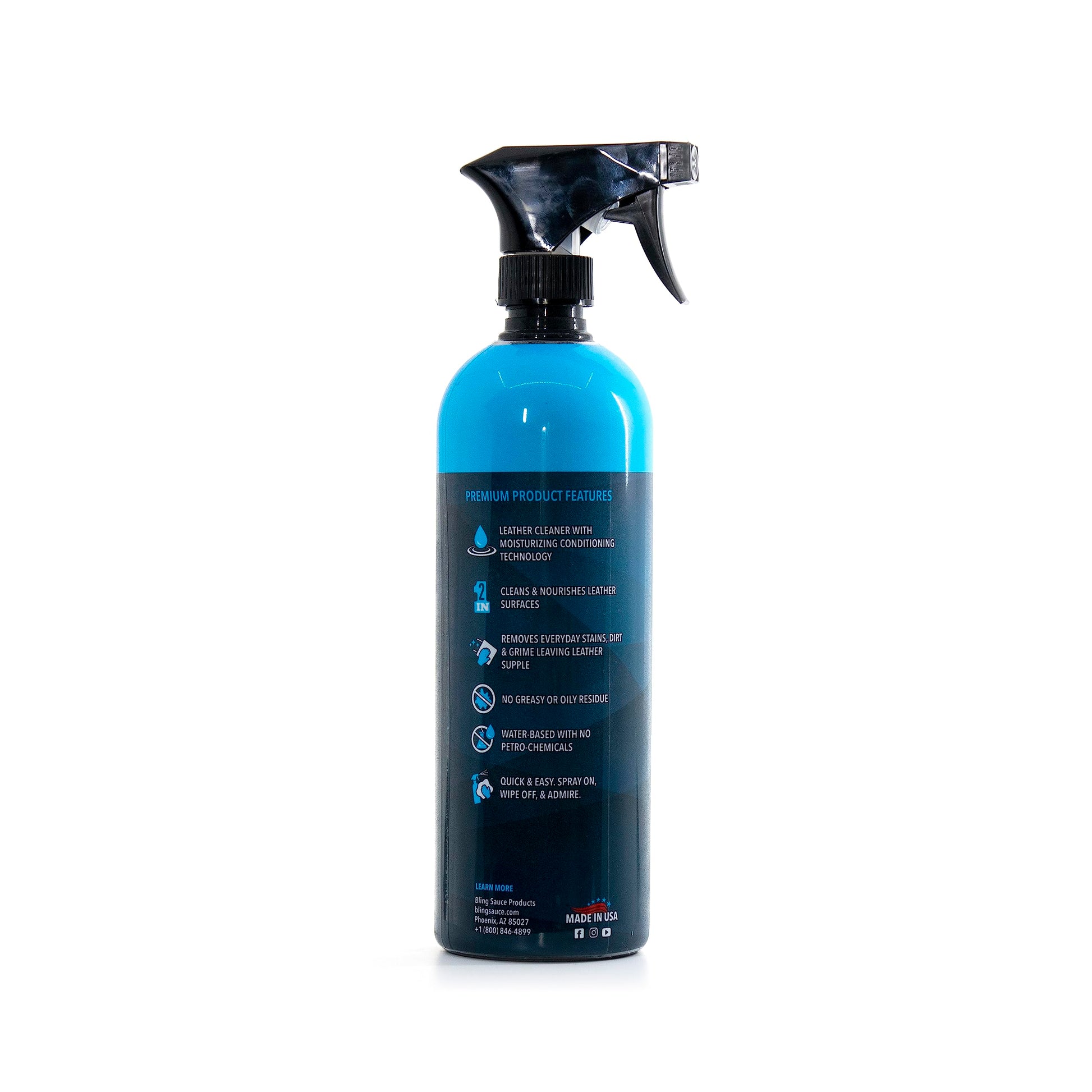 2 in 1 Cleaner and Conditioner for Interior Cars Leather Surfaces - CarsBling - Best Car Gifts & Accessories