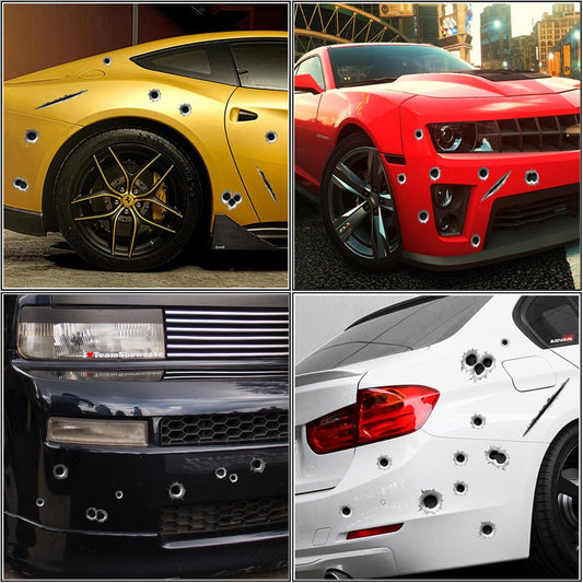 Bullet Holes Car Decals - Set of 2 - CarsBling - Best Car Gifts & Accessories