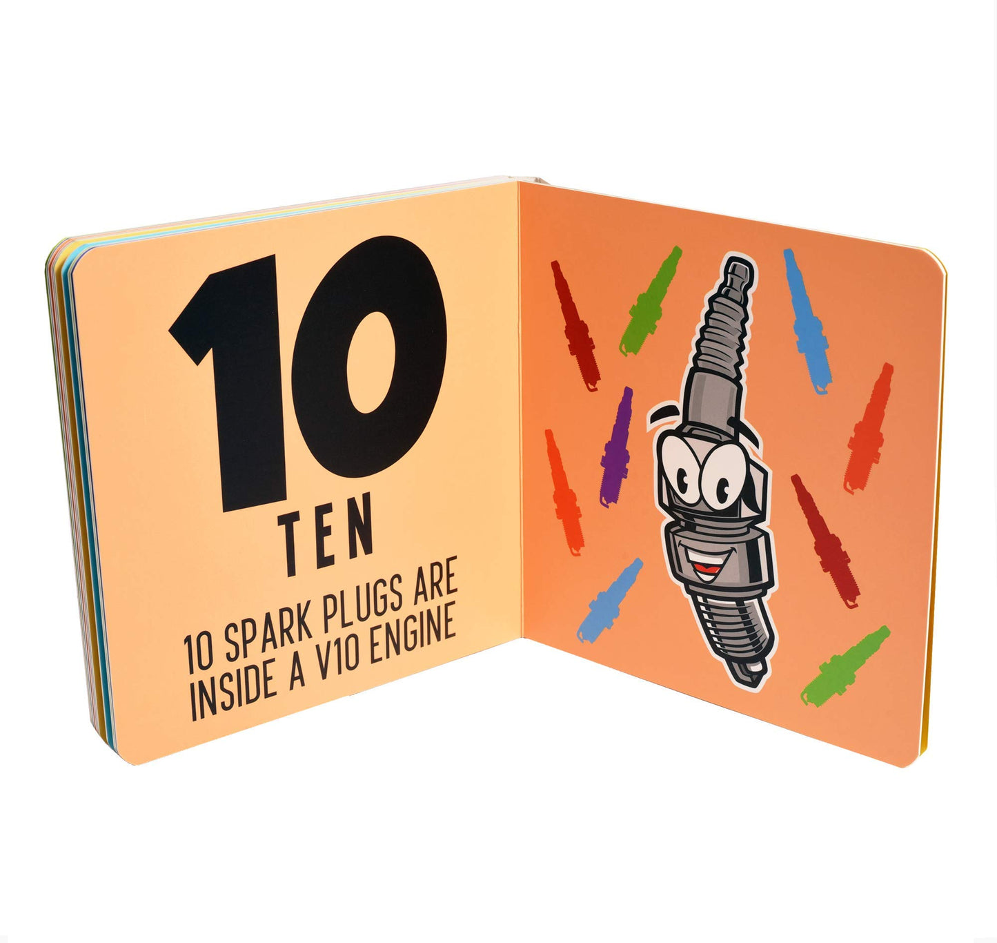 1-2-3 Count With Car Parts Board Book