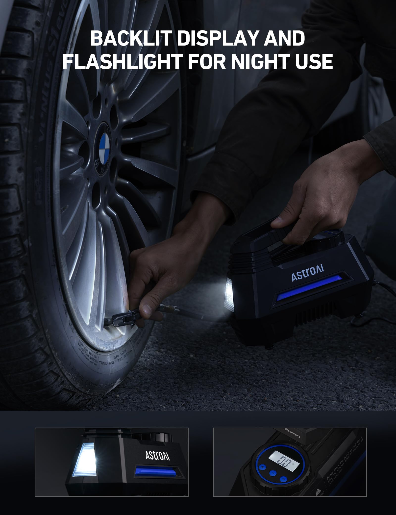 Tire Inflator Portable Air Compressor - CarsBling - Best Car Gifts & Accessories