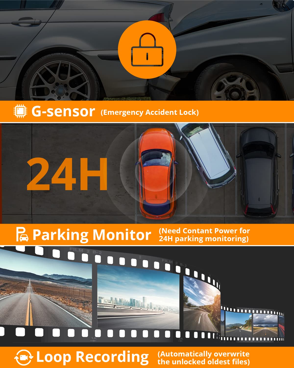 Mirror Dash Cam with Voice Control - CarsBling - Best Car Gifts & Accessories