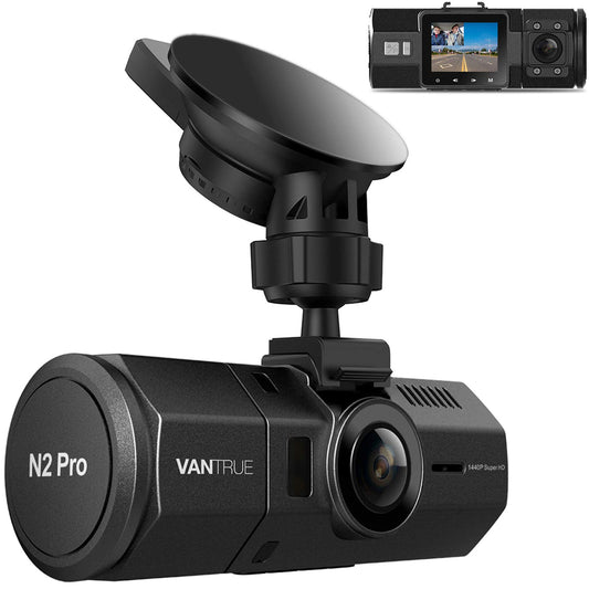 Vantrue N2 Pro Uber Dual Dash Cam Infrared Night Vision - CarsBling - Best Car Gifts & Accessories