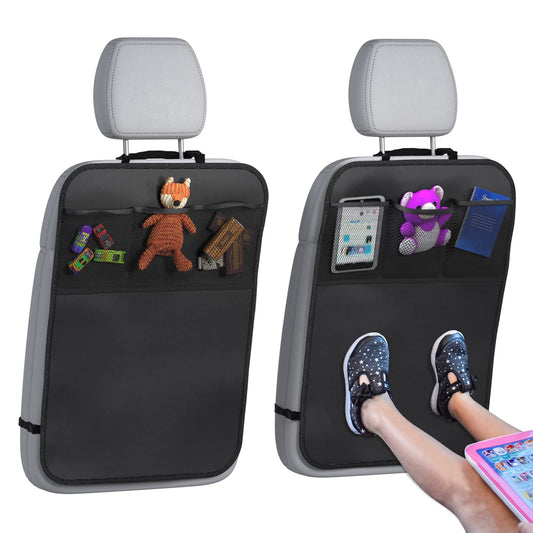 Back Seat Cover For Kids + 3 Pocket Storage Organizer - CarsBling - Best Car Gifts & Accessories