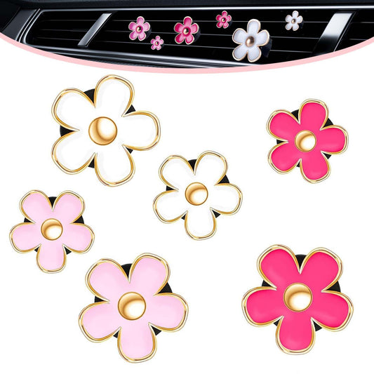 Car Air Vent Clips Colorful Daisy Flower Air Freshener Clip - CarsBling - Best Car Gifts & Accessories