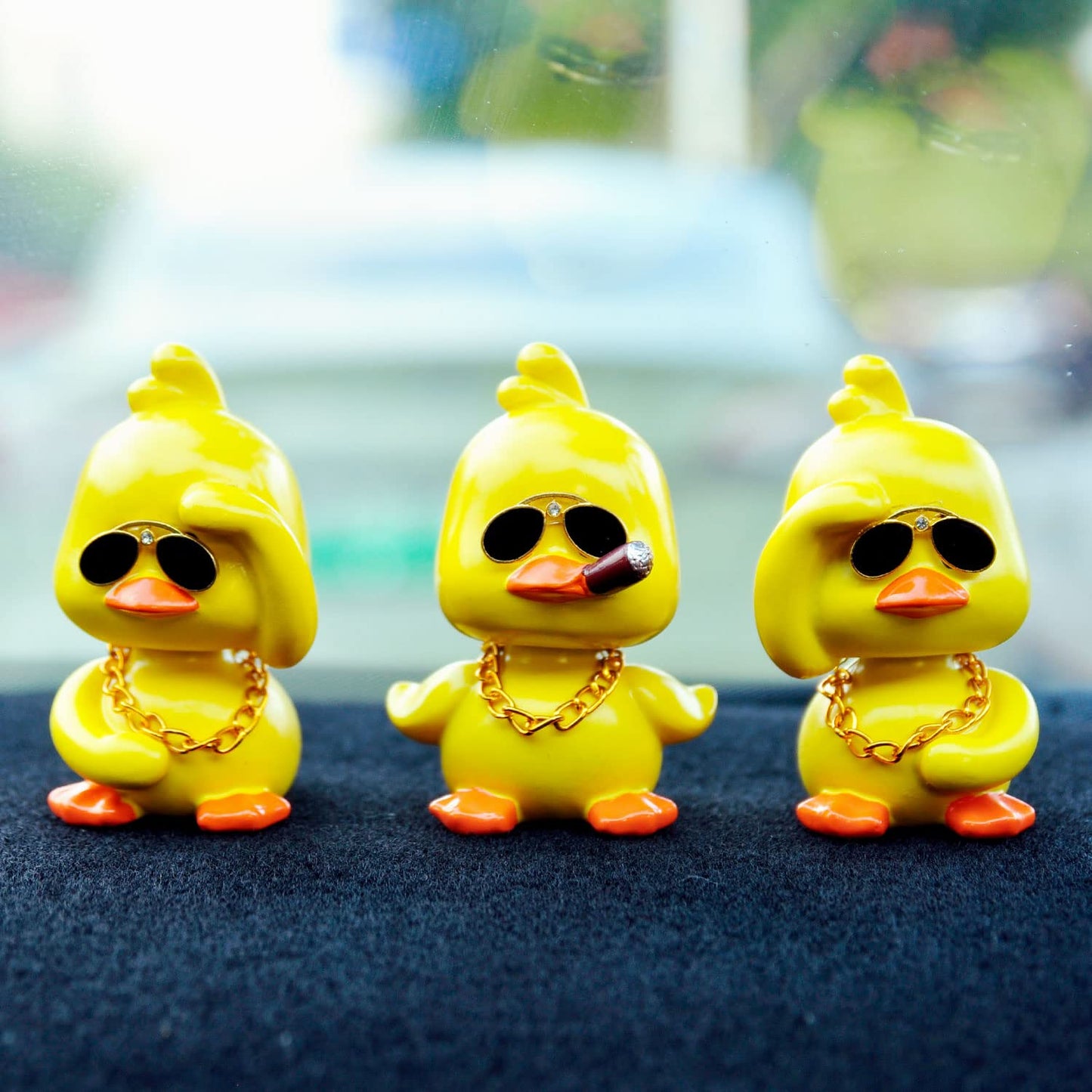 Cute Yellow Duck Car Ornaments Funny Duck Car Toy - CarsBling - Best Car Gifts & Accessories