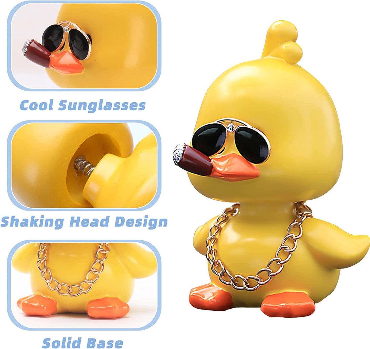 Shaking Duck Dashboard Ornament