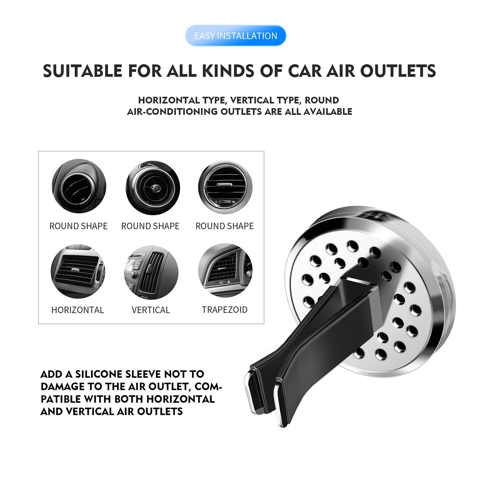 Car Diffuser Vent Clips Essential Oils Scents Aromatherapy Perfume - CarsBling - Best Car Gifts & Accessories