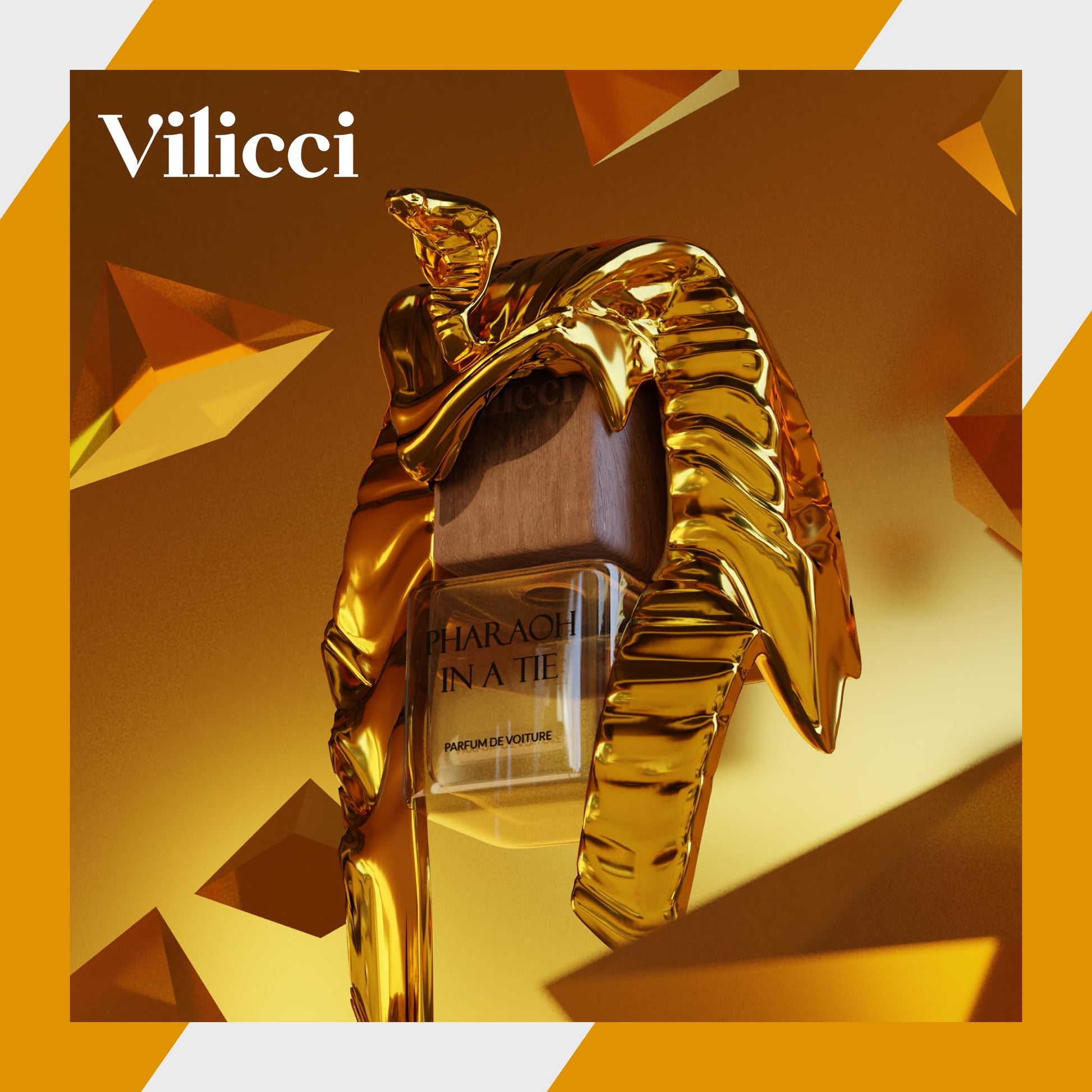 Vilicci Car Air Freshener - Pharaoh in a Tie Scent - CarsBling - Best Car Gifts & Accessories