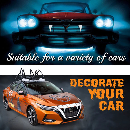 Halloween Car Fang Decoration
