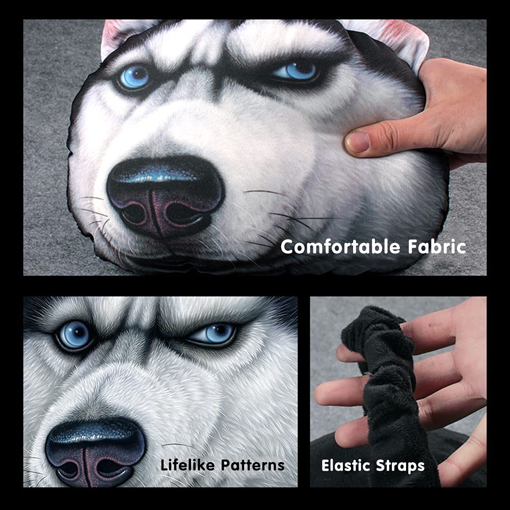 3D Lifelike Doge Car Headrest - Funny Cat Dog Seat Neck Cushion - CarsBling - Best Car Gifts & Accessories