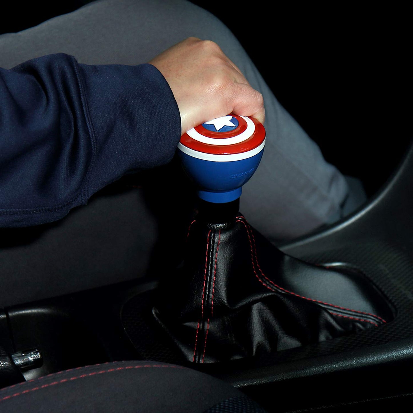 Marvel Captain America Shift Knob - Universal Fit - CarsBling - Best Car Gifts & Accessories