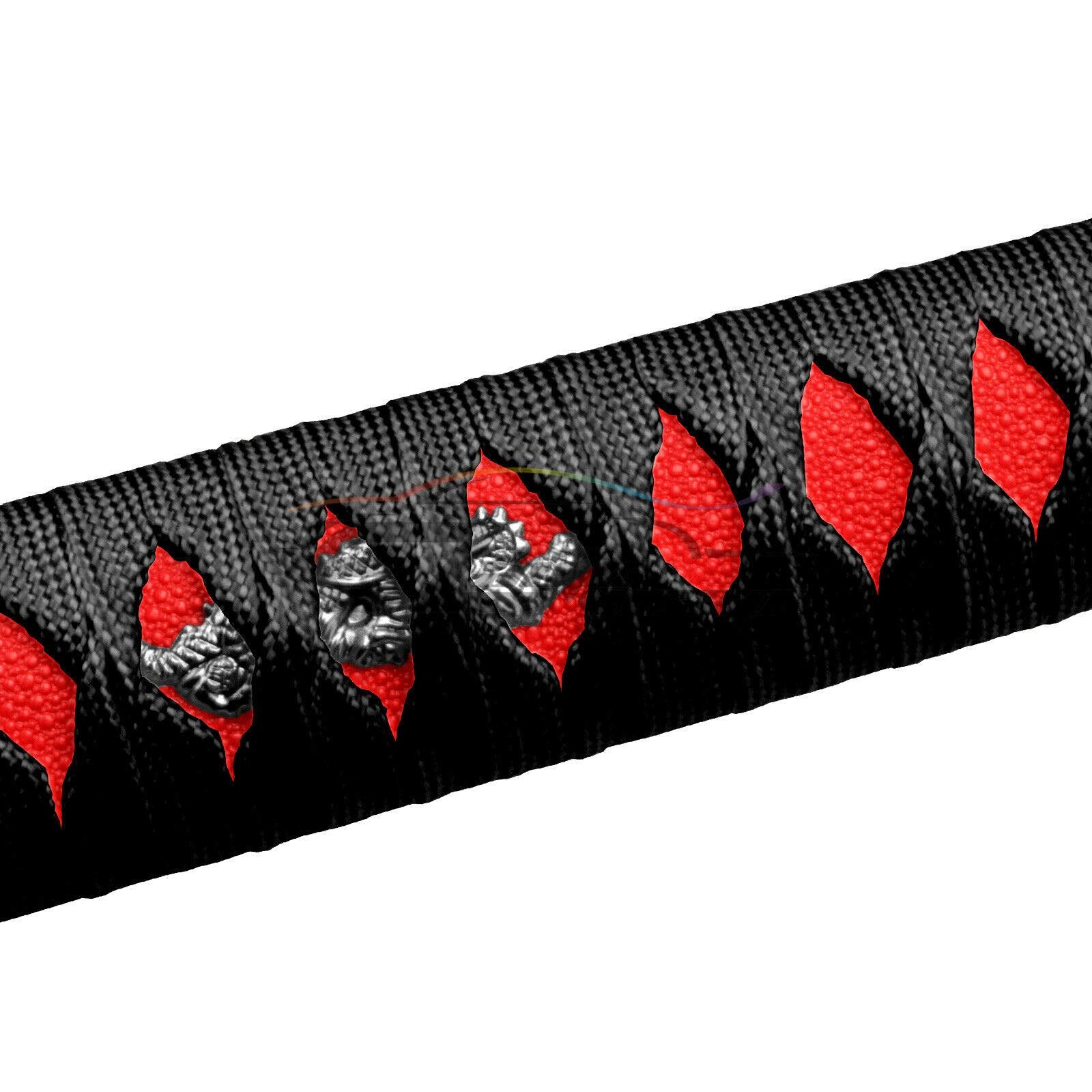 Black Red Shift Knob Samurai Sword Alloy Katana with Adapter - CarsBling - Best Car Gifts & Accessories