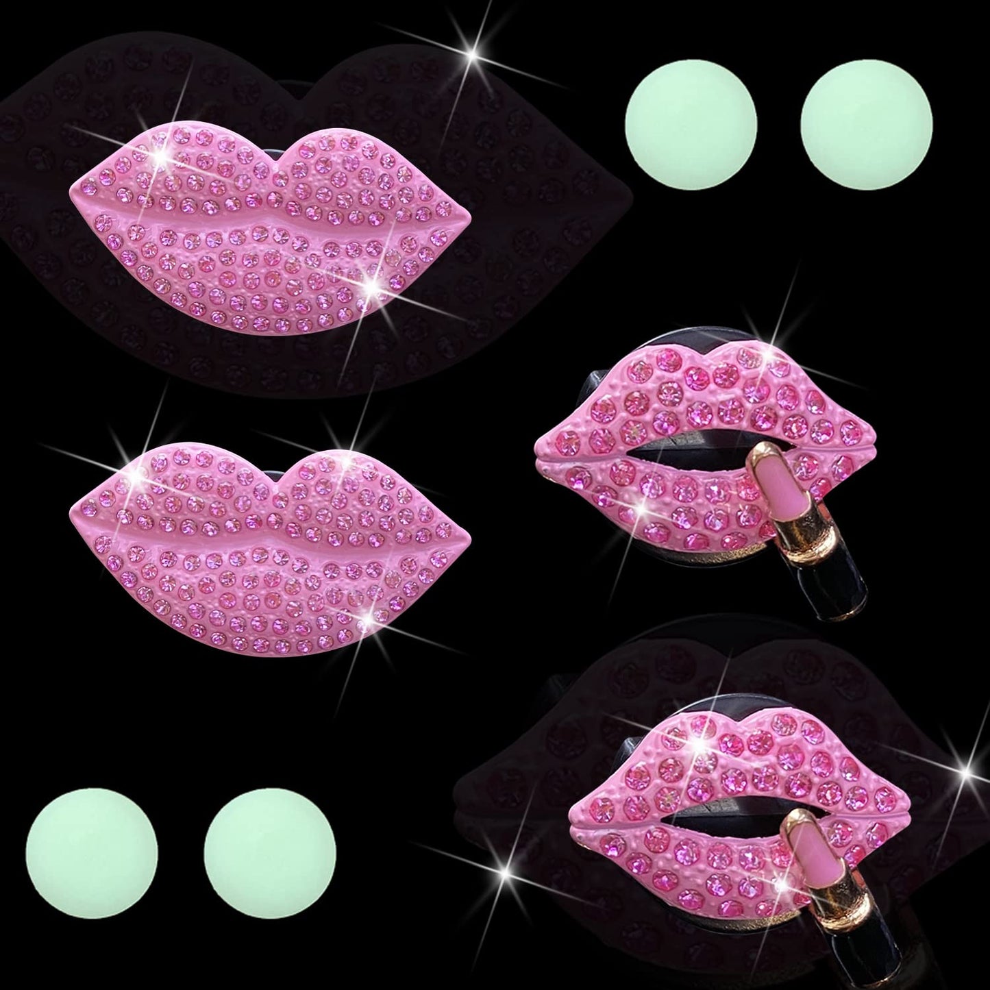 Bling Lip Air Freshener Clips - Set of 4 - CarsBling - Best Car Gifts & Accessories