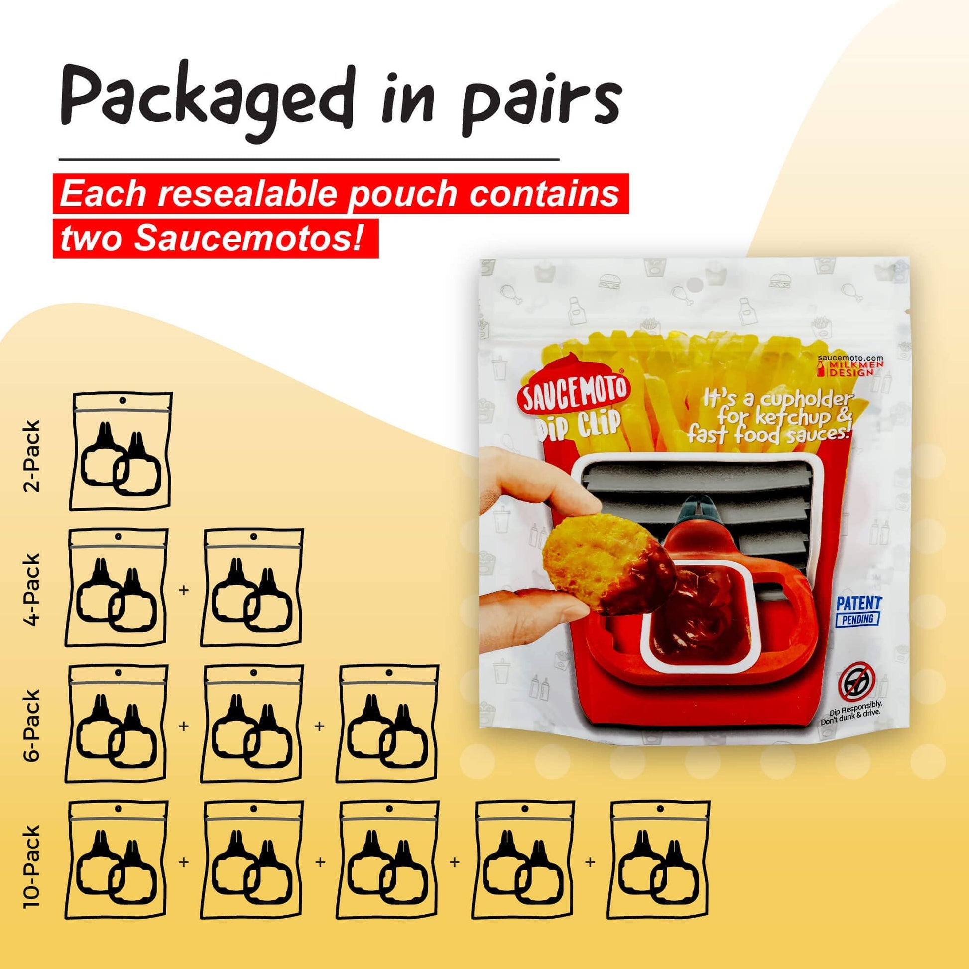 An in-car sauce holder for ketchup and dipping sauces - CarsBling - Best Car Gifts & Accessories