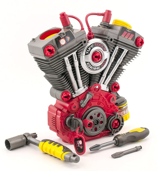 Lanard Tuff Tools: Engine Overhaul - 25 pc Playset - CarsBling - Best Car Gifts & Accessories