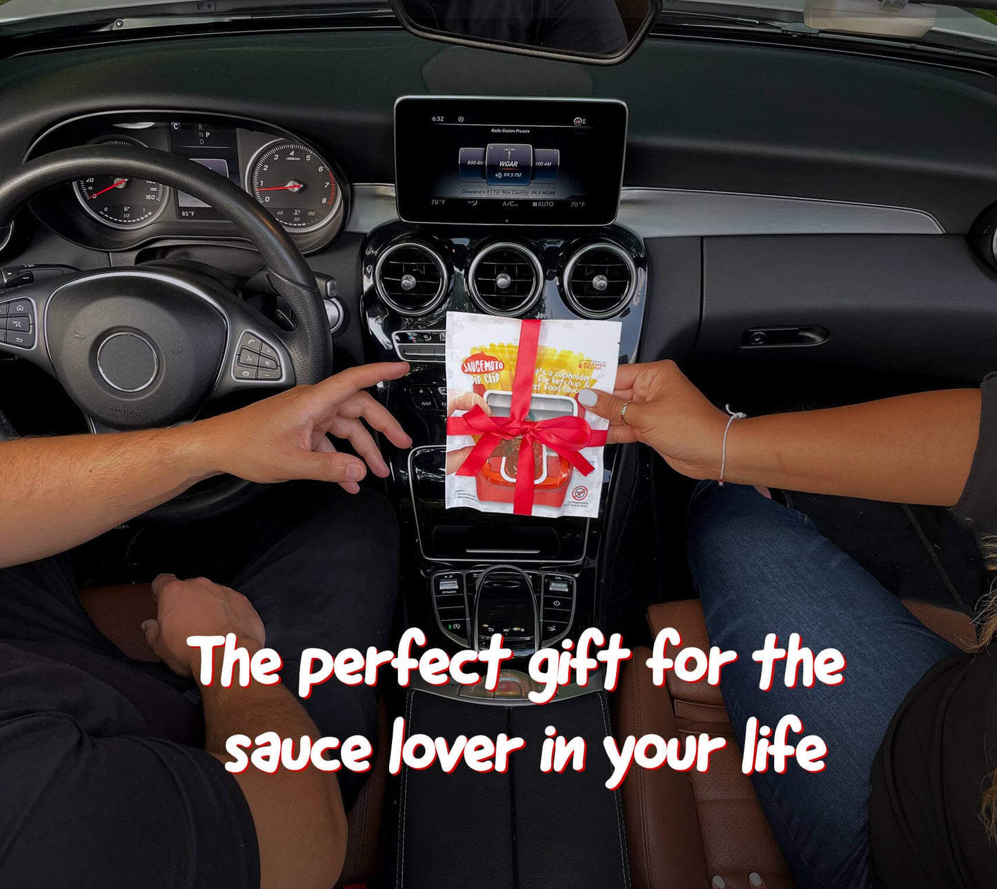 An in-car sauce holder for ketchup and dipping sauces - CarsBling - Best Car Gifts & Accessories
