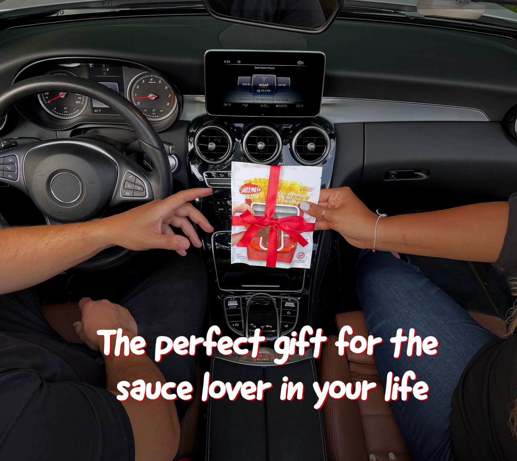 An in-car sauce holder for ketchup and dipping sauces - CarsBling - Best Car Gifts & Accessories