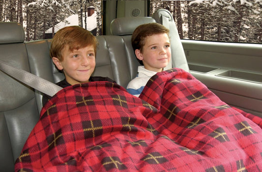 Trillium Worldwide TWI-2001 Heated Fleece Travel Electric Blanket: Stay Warm on the Go - CarsBling - Best Car Gifts & Accessories