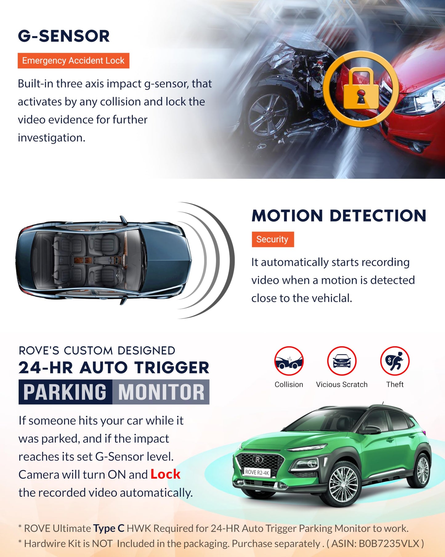 R2-4K Dash Cam Built-in WiFi GPS Car Dashboard Camera Recorder - CarsBling - Best Car Gifts & Accessories
