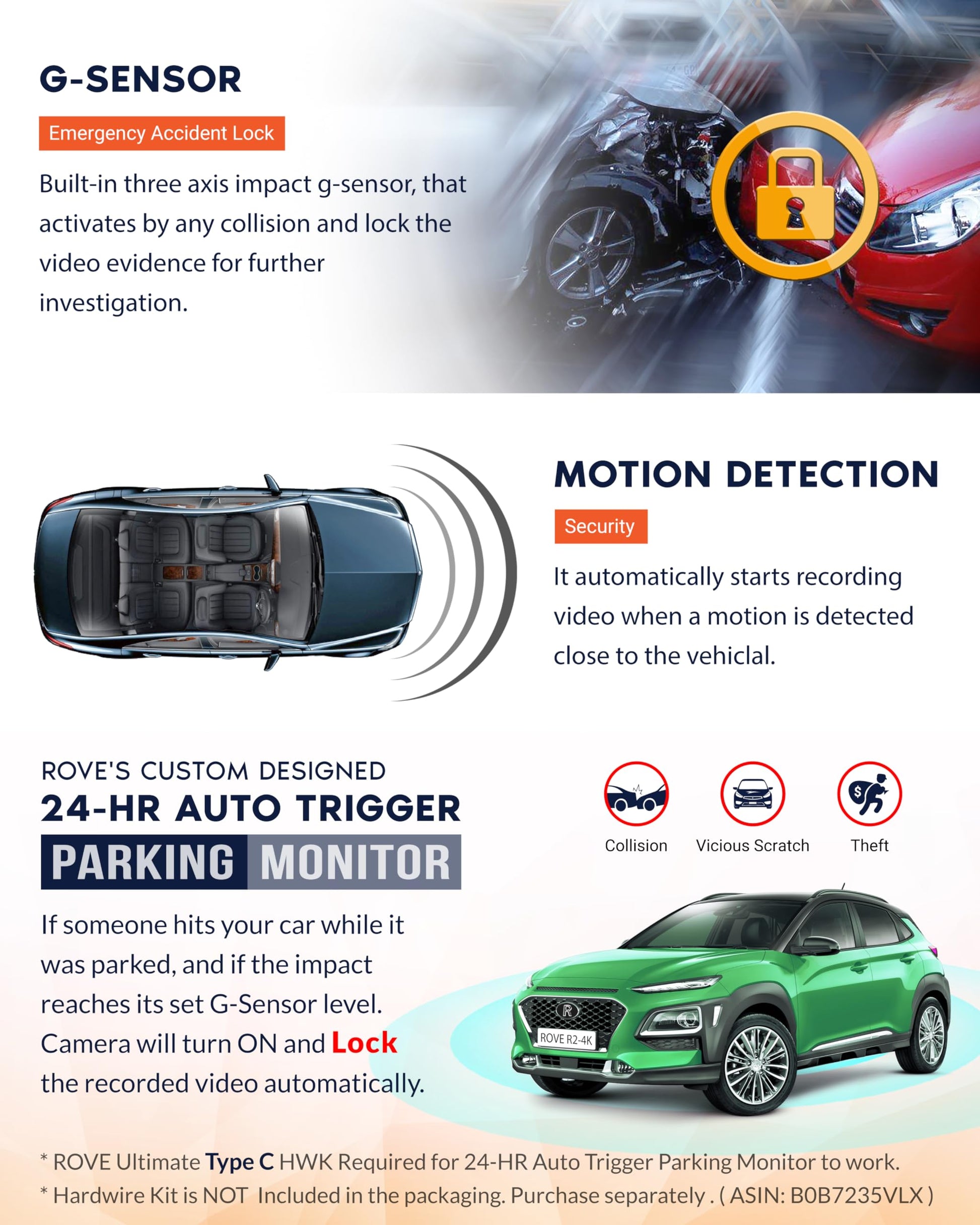 R2-4K Dash Cam Built-in WiFi GPS Car Dashboard Camera Recorder - CarsBling - Best Car Gifts & Accessories