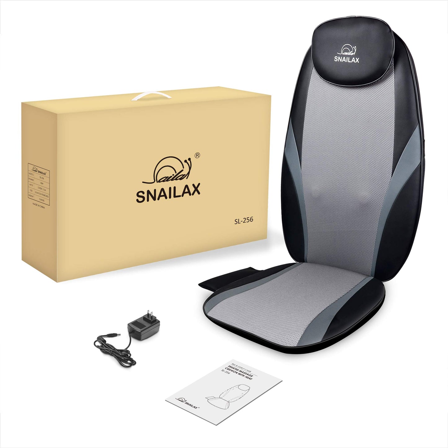 Shiatsu Massage Cushion with Heat - Kneading Back Massager for Home Office Seat - CarsBling - Best Car Gifts & Accessories