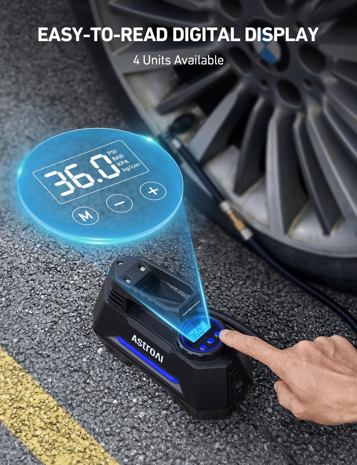 Tire Inflator Portable Air Compressor - CarsBling - Best Car Gifts & Accessories