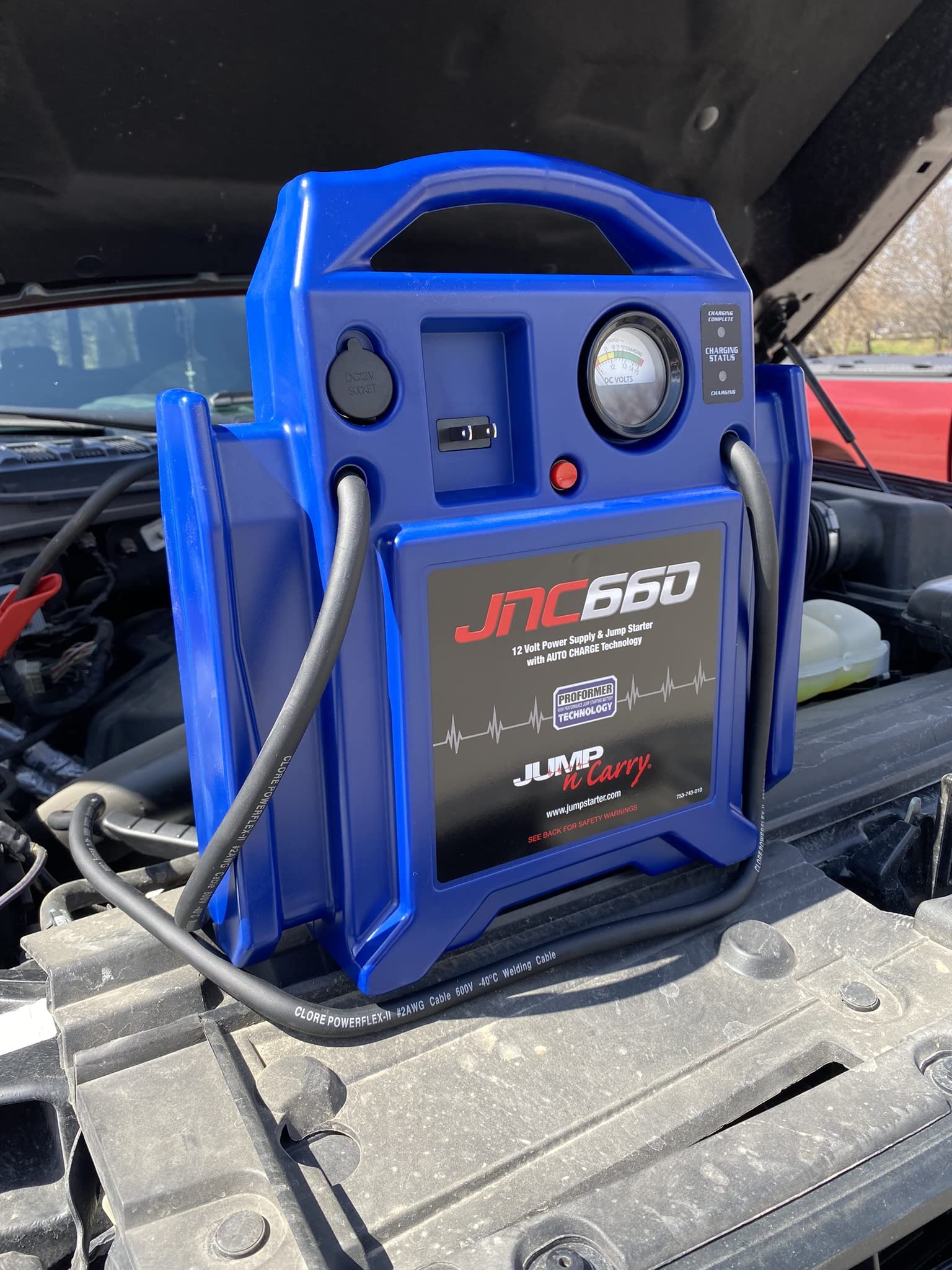 Jump-N-Carry JNC660 1700 Peak Amp 12 Volt Jump Starter - CarsBling - Best Car Gifts & Accessories