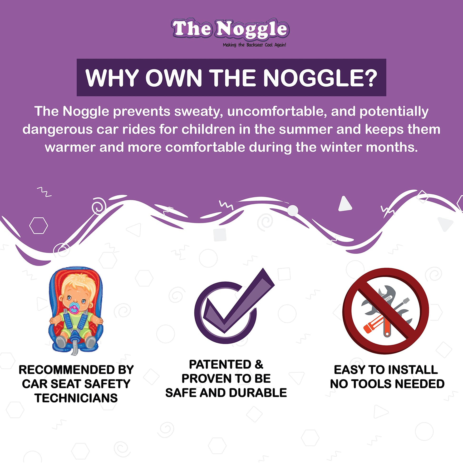 NOGGLE, 8ft - Kids Personal Air Conditioning System - CarsBling - Best Car Gifts & Accessories