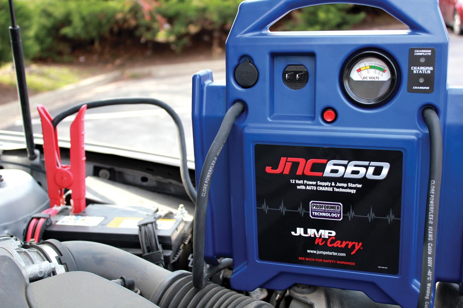 Jump-N-Carry JNC660 1700 Peak Amp 12 Volt Jump Starter - CarsBling - Best Car Gifts & Accessories