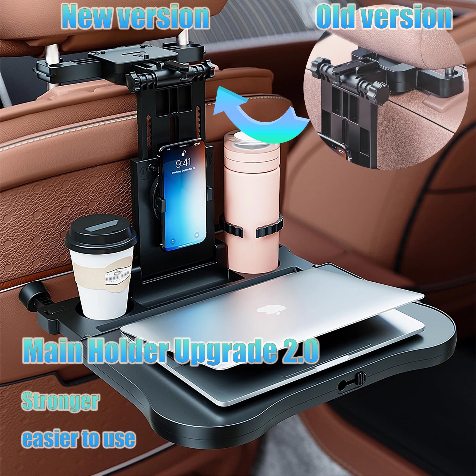 VRBFF Car Backseat Tray Table: Convenient Multifunctional Travel Companion - CarsBling - Best Car Gifts & Accessories