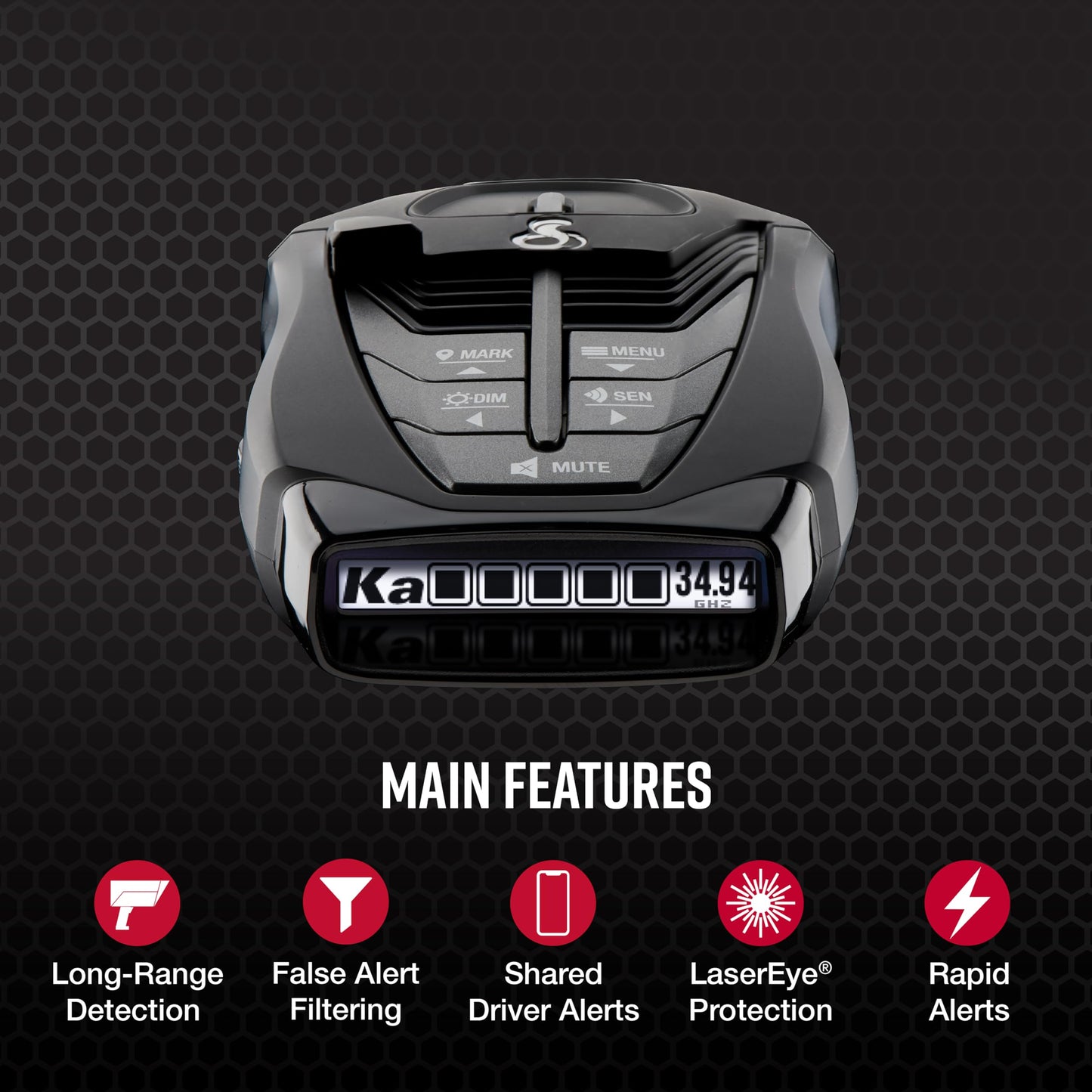Cobra RAD 480i Laser Radar Detector - CarsBling - Best Car Gifts & Accessories