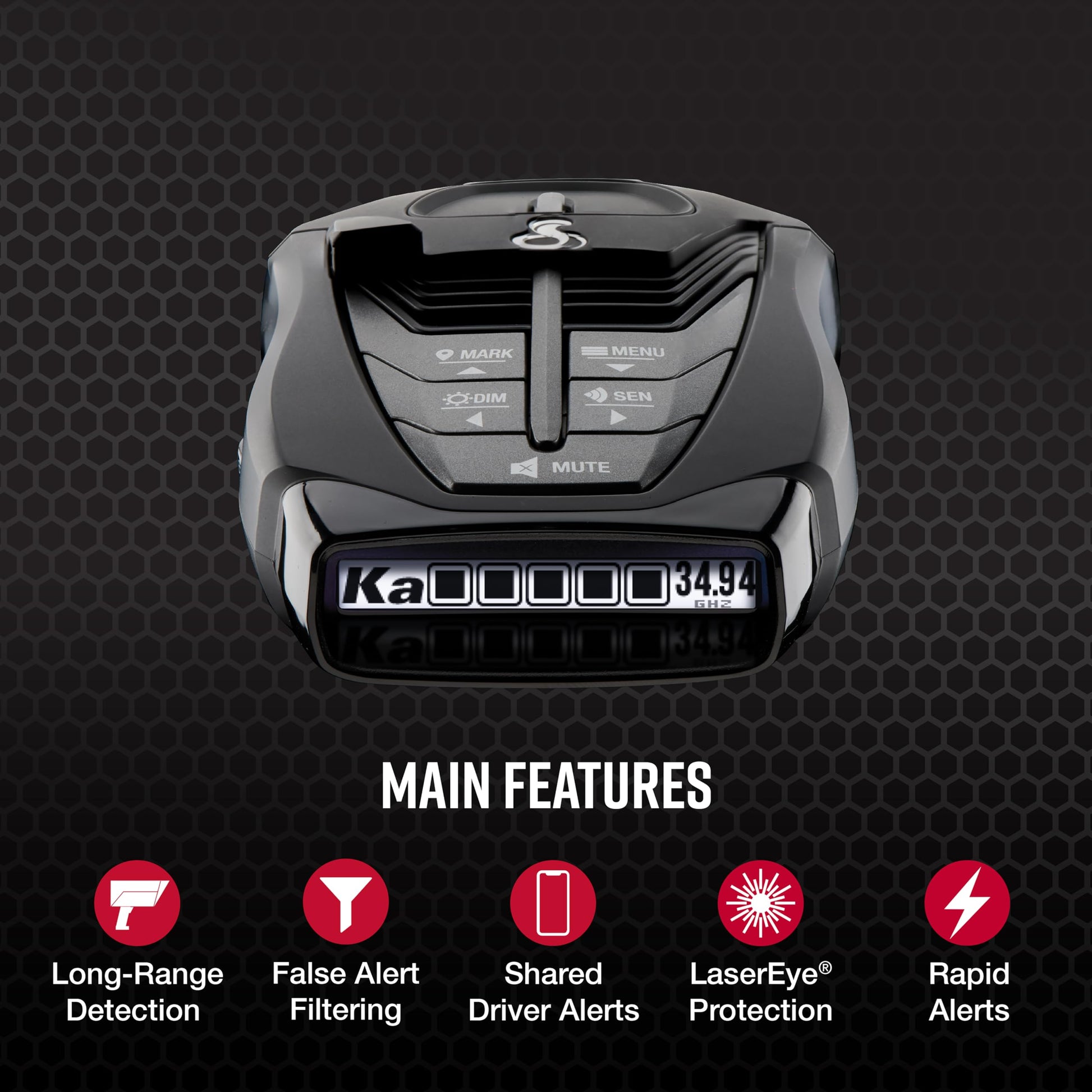 Cobra RAD 480i Laser Radar Detector - CarsBling - Best Car Gifts & Accessories
