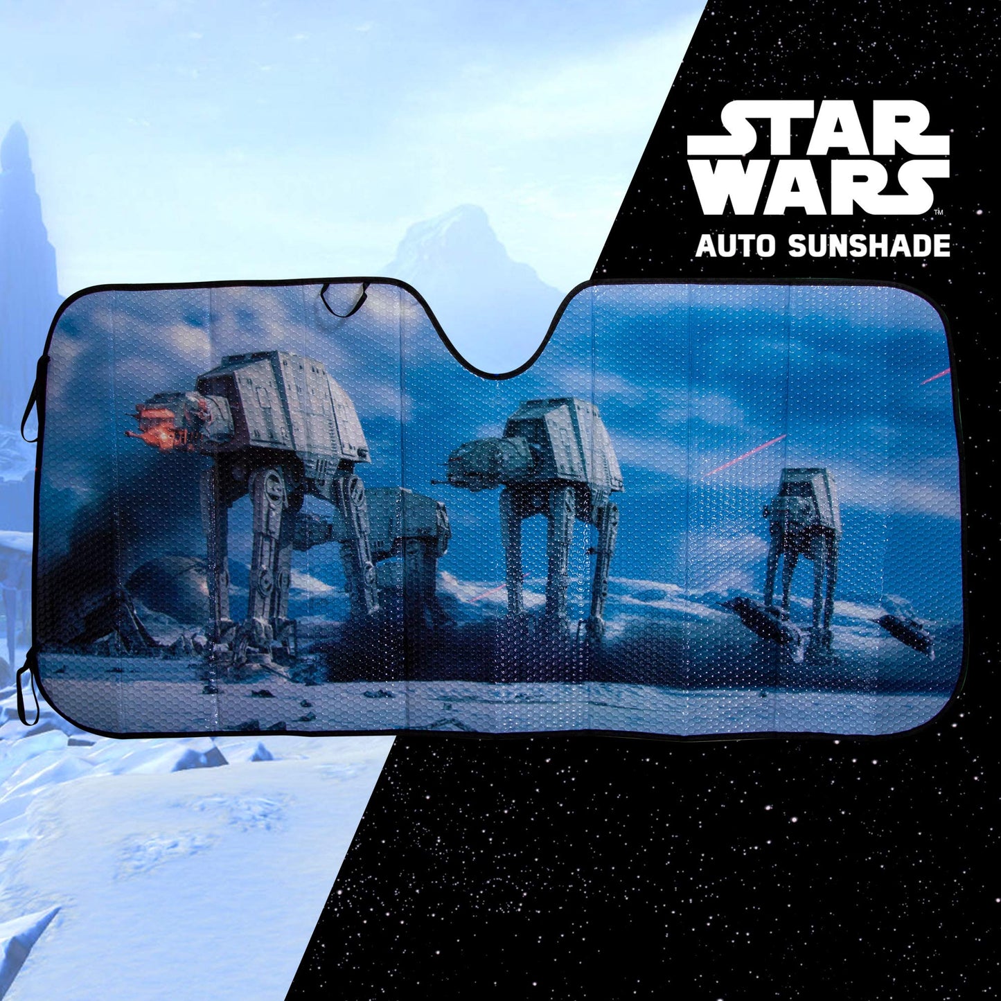 Star Wars Hoth Scene Front Windshield Sunshade - CarsBling - Best Car Gifts & Accessories