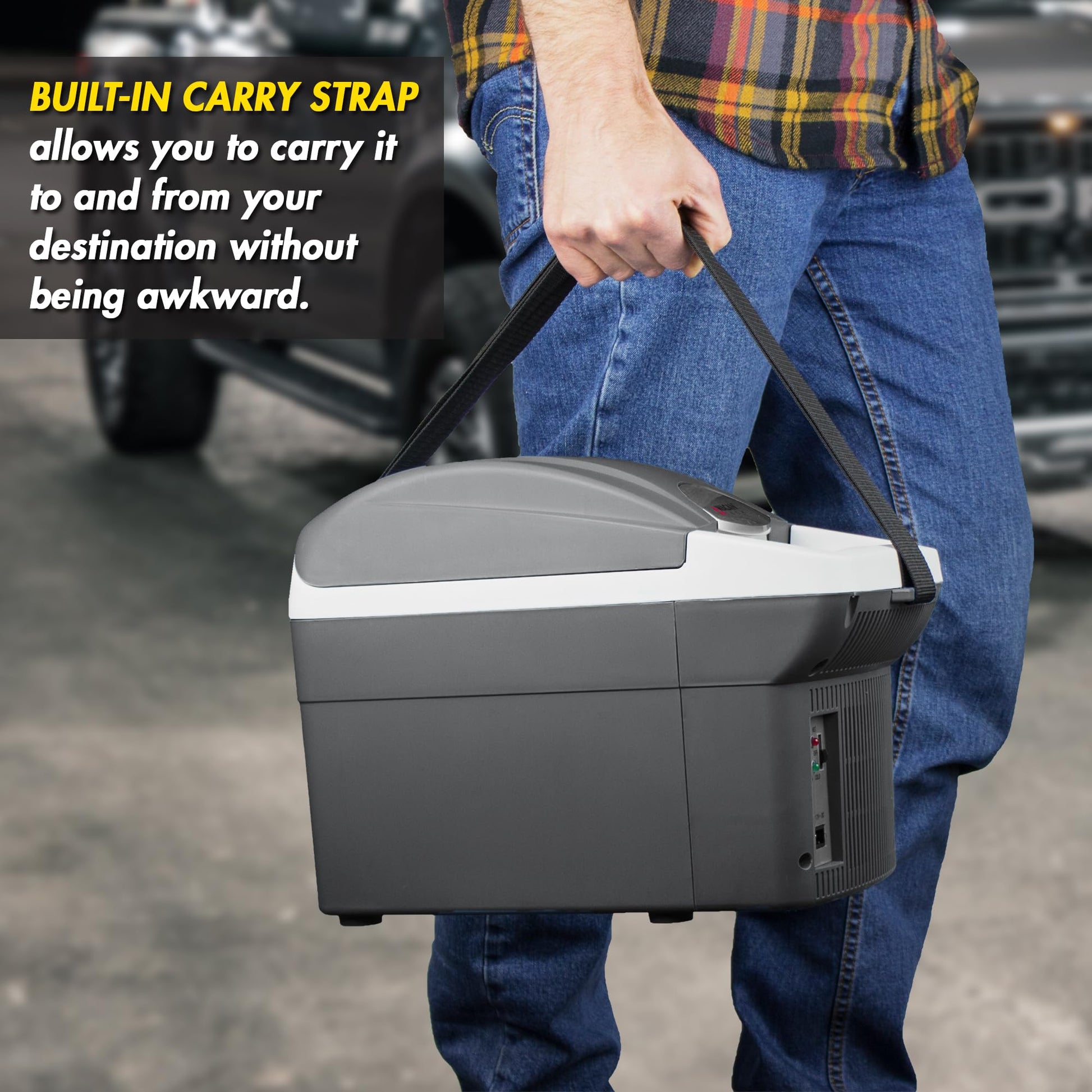 Wagan EL6206 12V Cooler Warmer: Compact Solution for Car, RV, and Camping - CarsBling - Best Car Gifts & Accessories