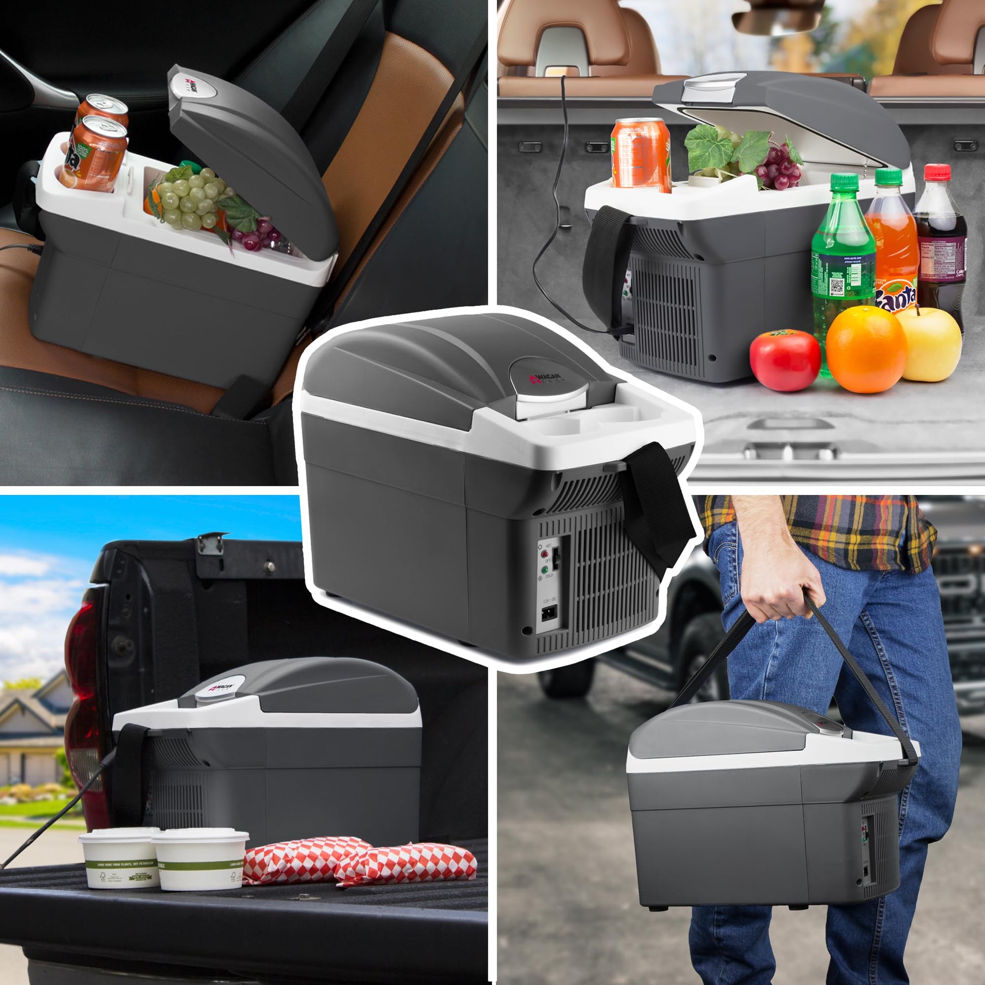Wagan EL6206 12V Cooler Warmer: Compact Solution for Car, RV, and Camping - CarsBling - Best Car Gifts & Accessories