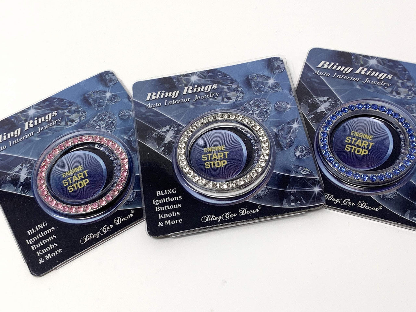 Crystal Rhinestone Car Bling Sticker Ring Emblem - CarsBling - Best Car Gifts & Accessories