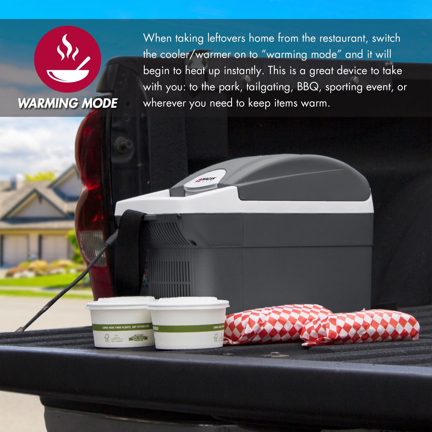 Wagan EL6206 12V Cooler Warmer: Compact Solution for Car, RV, and Camping - CarsBling - Best Car Gifts & Accessories