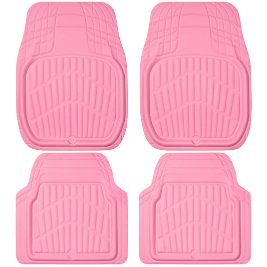 Leather Car Floor Mats, Waterproof All-Weather, Full Set - CarsBling - Best Car Gifts & Accessories